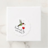 カスタムハミングバードメッセージカード フェイバータグ (インサイチュ)