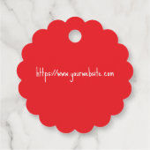 カスタムハミングバードメッセージカード フェイバータグ (裏面)