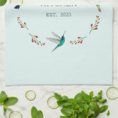 カスタムハミングバード キッチンタオル (折り畳み)