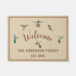 カスタムハミングバード ドアマット