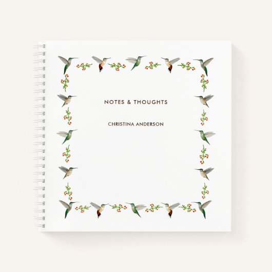 カスタムハミングバード ノートブック (正面)
