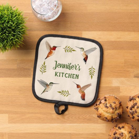 カスタムハミングバード 鍋敷き (トップダウン)