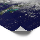 カスタムハリケーン・マタイと熱帯性嵐ニコール ポスター (角)