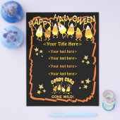 カスタムハロウィンの業務又は個人 チラシ (シングル)