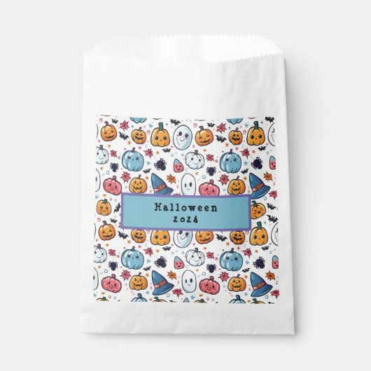 カスタムハロウィンイベントトリートファントバッグ フェイバーバッグ (正面)
