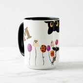 カスタムハロウィンパーソナライズされたマグカップ – 名前コーヒーマグ マグカップ (正面左)