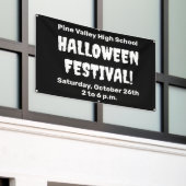 カスタムハロウィンフェスティバルバ不気味ナー 横断幕 (ビルの外側)
