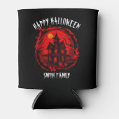 カスタムハロウィン幽霊のよく出るハウスファミリーパーティー 缶クーラー (正面)