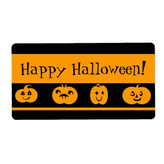 カスタムハロウィン治療バッグラベル ラベル (正面)