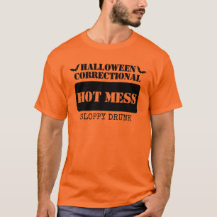 カスタムハロウィン矯正受刑者集団 Tシャツ