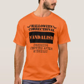 カスタムハロウィン矯正受刑者集団 Tシャツ (正面)