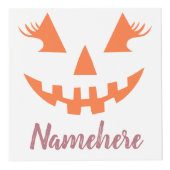 カスタムハロウィーンのカボチャのちょうちんガーリーパンプキンハロウィーン フォトキューブ (右)