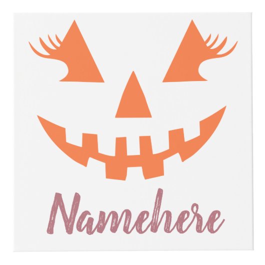 カスタムハロウィーンのカボチャのちょうちんガーリーパンプキンハロウィーン フォトキューブ (右)