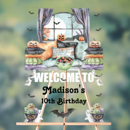 カスタムハロウィーンスリーポバーウェルカムサイン アクリルサイン