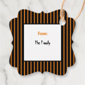 カスタムハロウィーンフクロウオンブランチwith月 フェイバータグ (裏面)