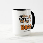 カスタムハロウィーンマママムハギンと私のボス マグカップ (正面右)