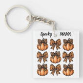 カスタムハロウィーンレオパートボーカボンプキンコケット キーホルダー (正面)