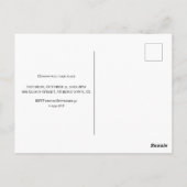 カスタムハローウィンパーティ招待ヴィンテージ写真 ポストカード (裏面)