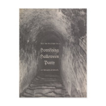 カスタムハローウィンパーティ招待ヴィンテージ写真