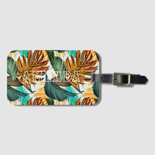 カスタムハワイアン ラゲッジタグ (正面横)