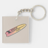 カスタムハワイビーチサーファーサマーバケーションギフト キーホルダー (裏面)