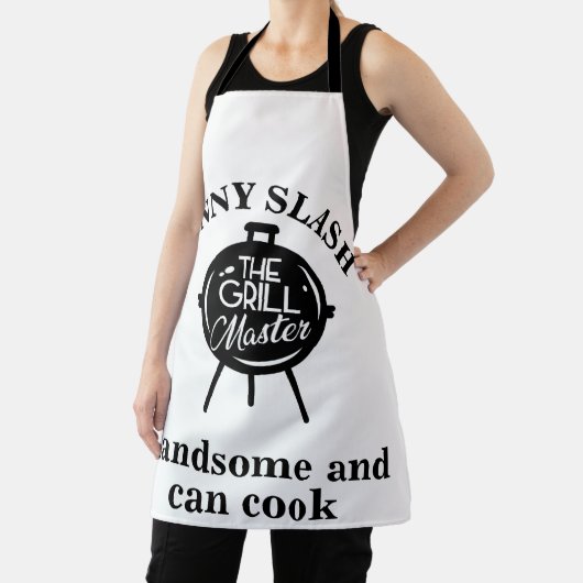 カスタムハンサムと缶調理師カスタムエプロン エプロン (インサイチュ)