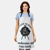 カスタムハンサムと缶調理師カスタムエプロン エプロン (着用した状態)