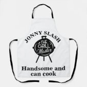 カスタムハンサムと缶調理師カスタムエプロン エプロン (正面)
