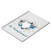 カスタムハートと蝶モルフォ ノートブック (左側)