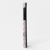 カスタムハートとiPhoneストライプ 5カバー Case-Mate iPhoneケース (裏面/左)