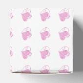 カスタムハートのボックスにピンク フェイバーボックス (上部)