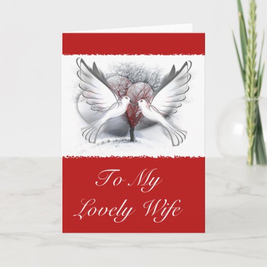 カスタムハートカード付き鳩 シーズンカード (正面)