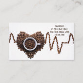 カスタムハートコーヒーショップ&パンチ 名刺 (正面)