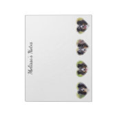 カスタムハートシェイプPet写真とパーソナライズされた文字 ノートパッド (回転)