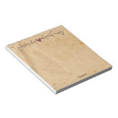 カスタムハートスターズメモ帳 ノートパッド (アングル)