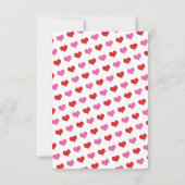 カスタムハートバレンタインデー教室の写真 招待状 (裏面)