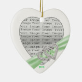 カスタムハートライムオーナメント セラミックオーナメント (右)