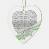 カスタムハートライムオーナメント セラミックオーナメント (左)
