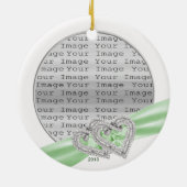 カスタムハートライムオーナメント セラミックオーナメント (裏面)