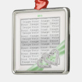 カスタムハートライムオーナメント メタルオーナメント (左)