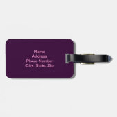 カスタムハートラゲッジタグ ラゲッジタグ (裏面横)