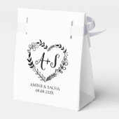 カスタムハートリースで日付を保存 フェイバーボックス (裏面サイド)