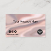 カスタムハートロイヤリティカード 名刺 (裏面)