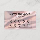 カスタムハートロイヤリティカード 名刺 (正面)