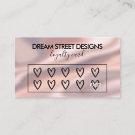 カスタムハートロイヤリティカード 名刺