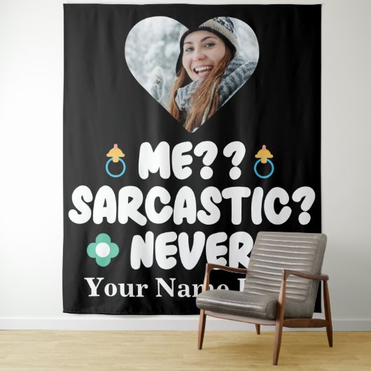 カスタムハート写真Me Inytic Never タペストリー (インサイチュ)