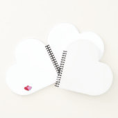 カスタムハート型螺旋綴じノート ノートブック (内部)