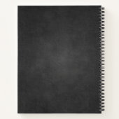 カスタムハート形状ファミリーフォトレシピ ノートブック (裏面)