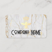 カスタムハート あなたに感謝 Custom Business Logo 名刺 (裏面)