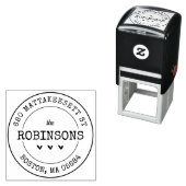 カスタムハート セルフインキングスタンプ (インサイチュ)